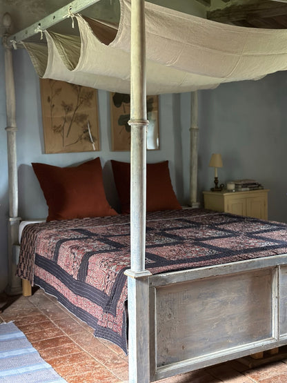 V.VM Quilt Mono-Black Quadrants - Double