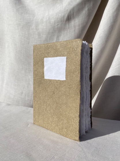Medium Handmade Lokta Paper Book - Linen