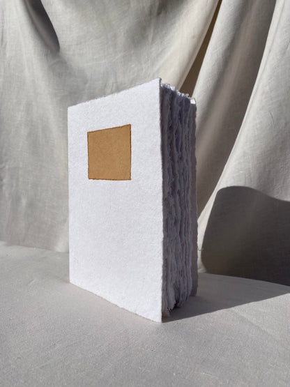 Medium Handmade Lokta Paper Book - White