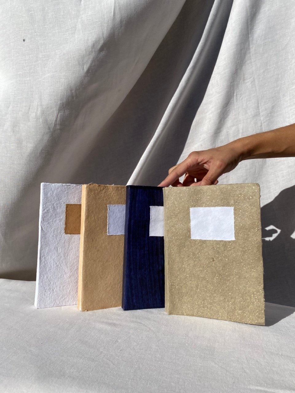Medium Handmade Book - Indigo