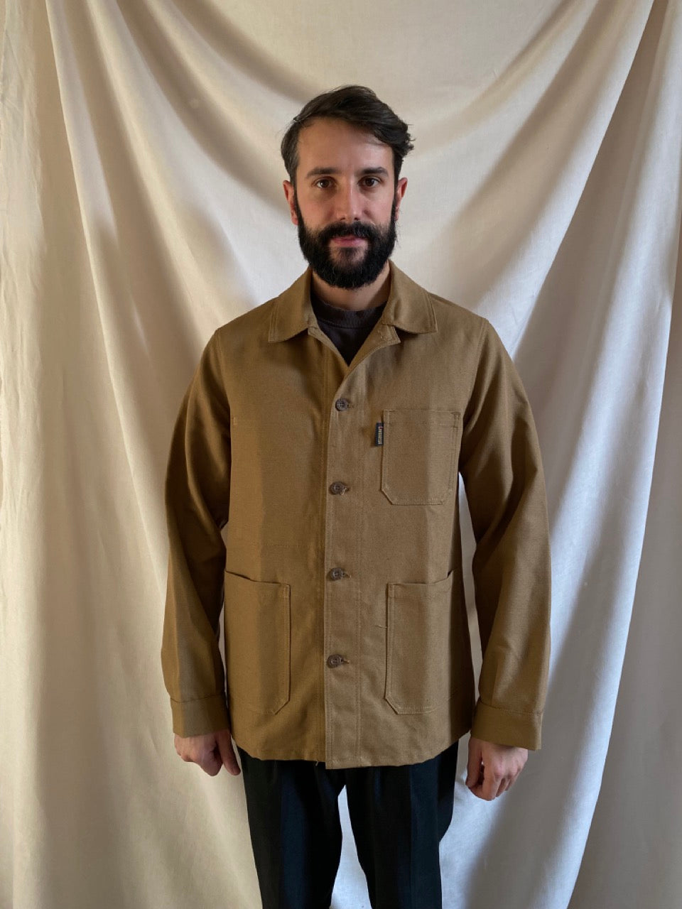 Giacca da lavoro in lino - Beige