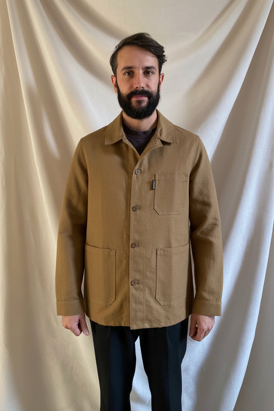 Giacca da lavoro in lino - Beige