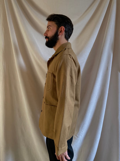 Giacca da lavoro in lino - Beige