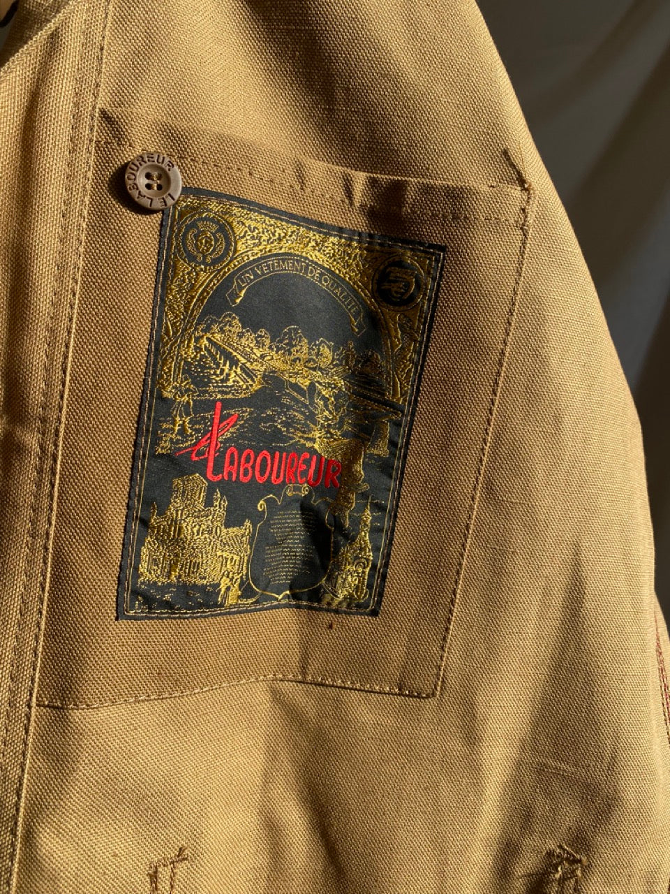 Giacca da lavoro in lino - Beige