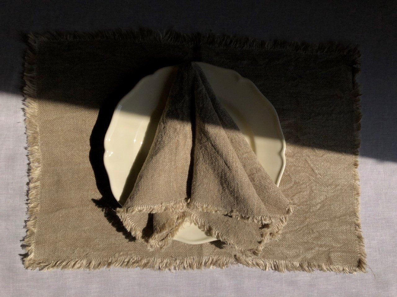 V.VM Fringe Linen Napkin