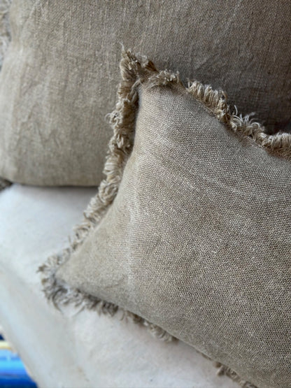 Cuscini in lino V.VM - Frange