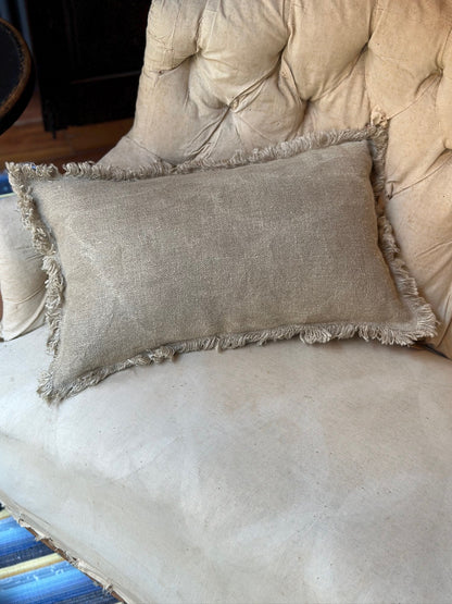 Cuscini in lino V.VM - Frange