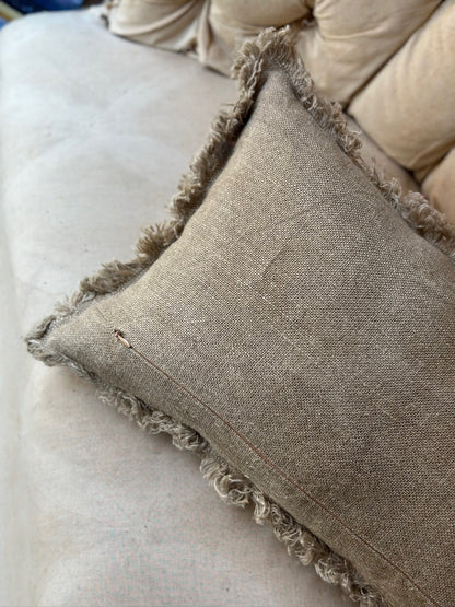 Cuscini in lino V.VM - Frange