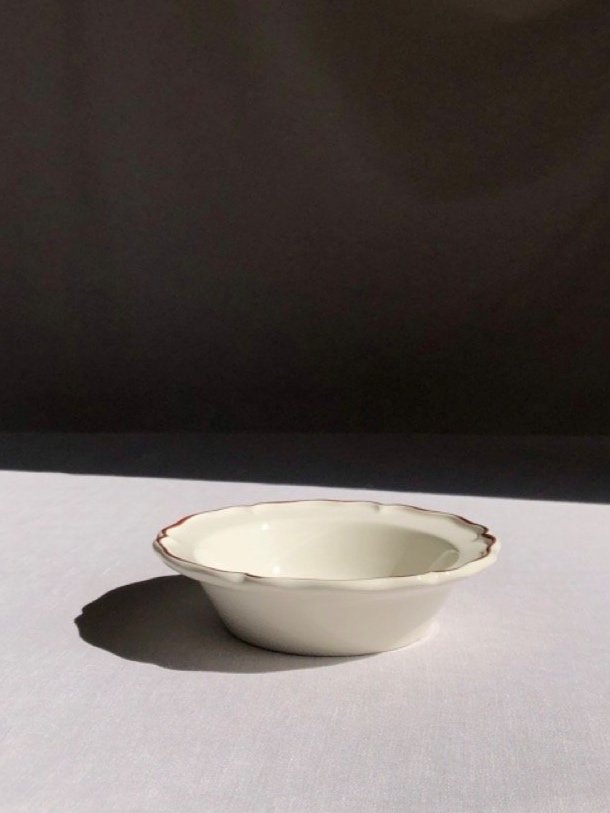 V.VM Ceramics Brown Border - Small Bowl