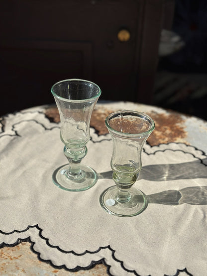 Handblown White Wine Glass - Transparent