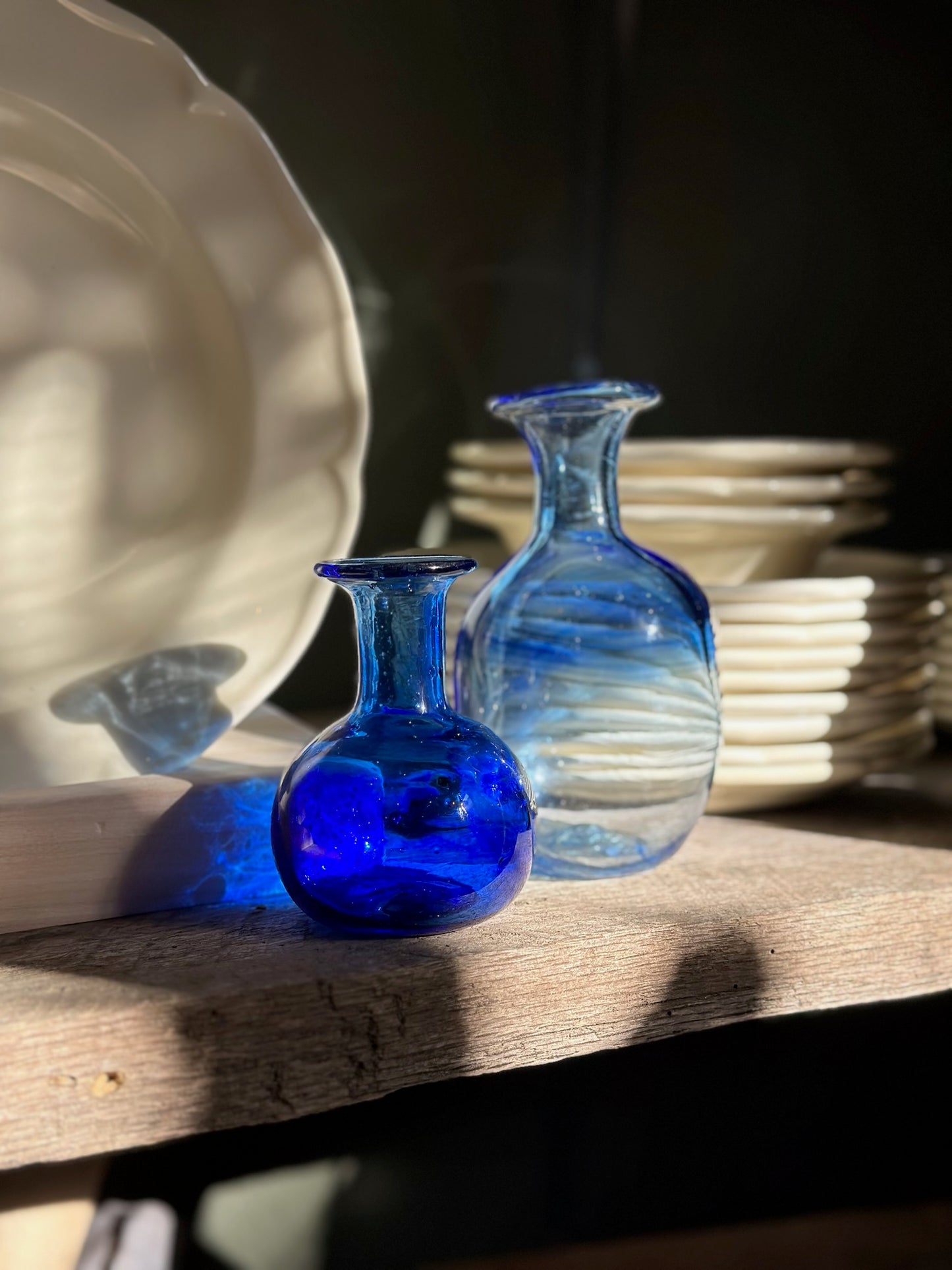 Amour Vase - Light Blue Fume