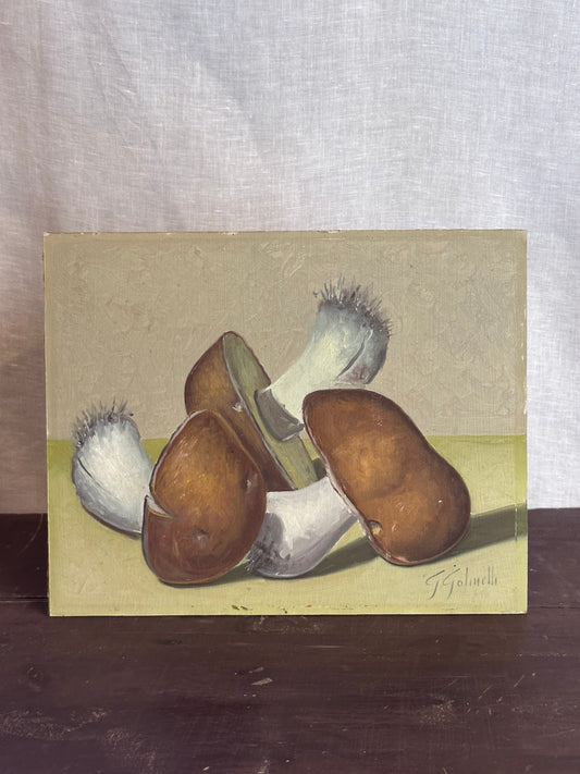 “Funghi” – Original Oil Painting by Gabriele Golinelli (1997)