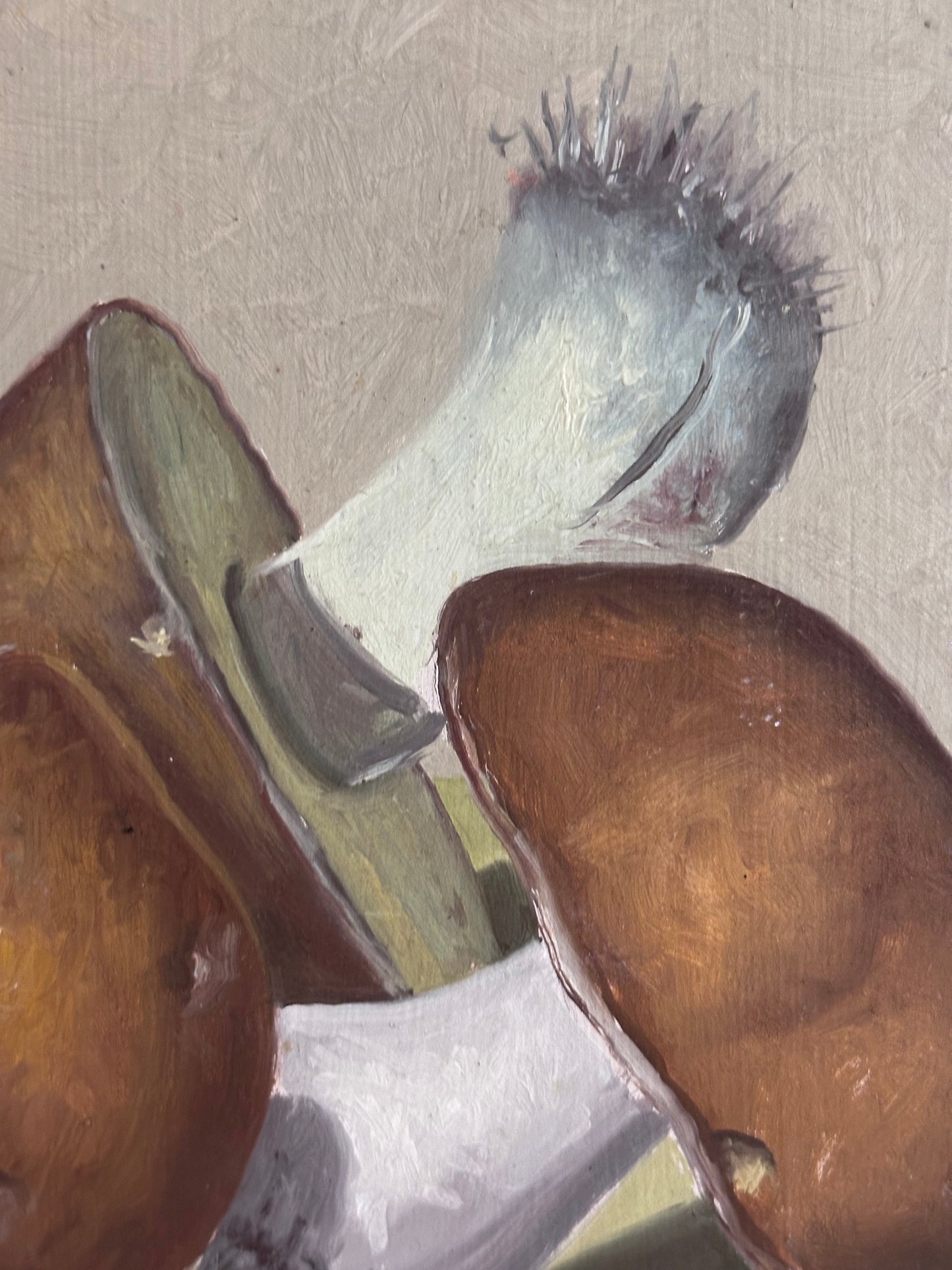 “Funghi” – Original Oil Painting by Gabriele Golinelli (1997)