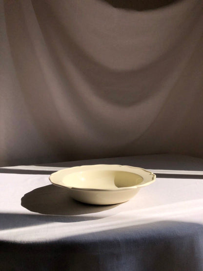 V.VM Cream Collection - Dinner Bowl