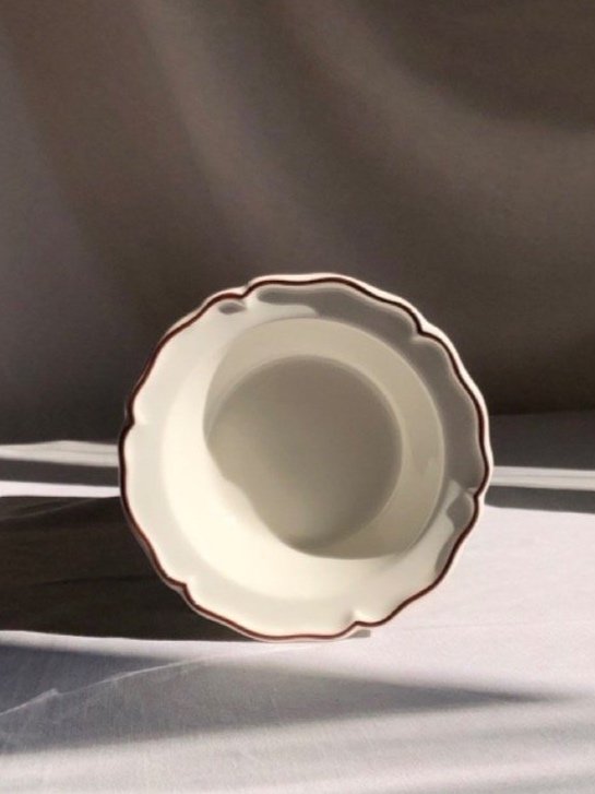 V.VM Ceramics Brown Border - Small Bowl
