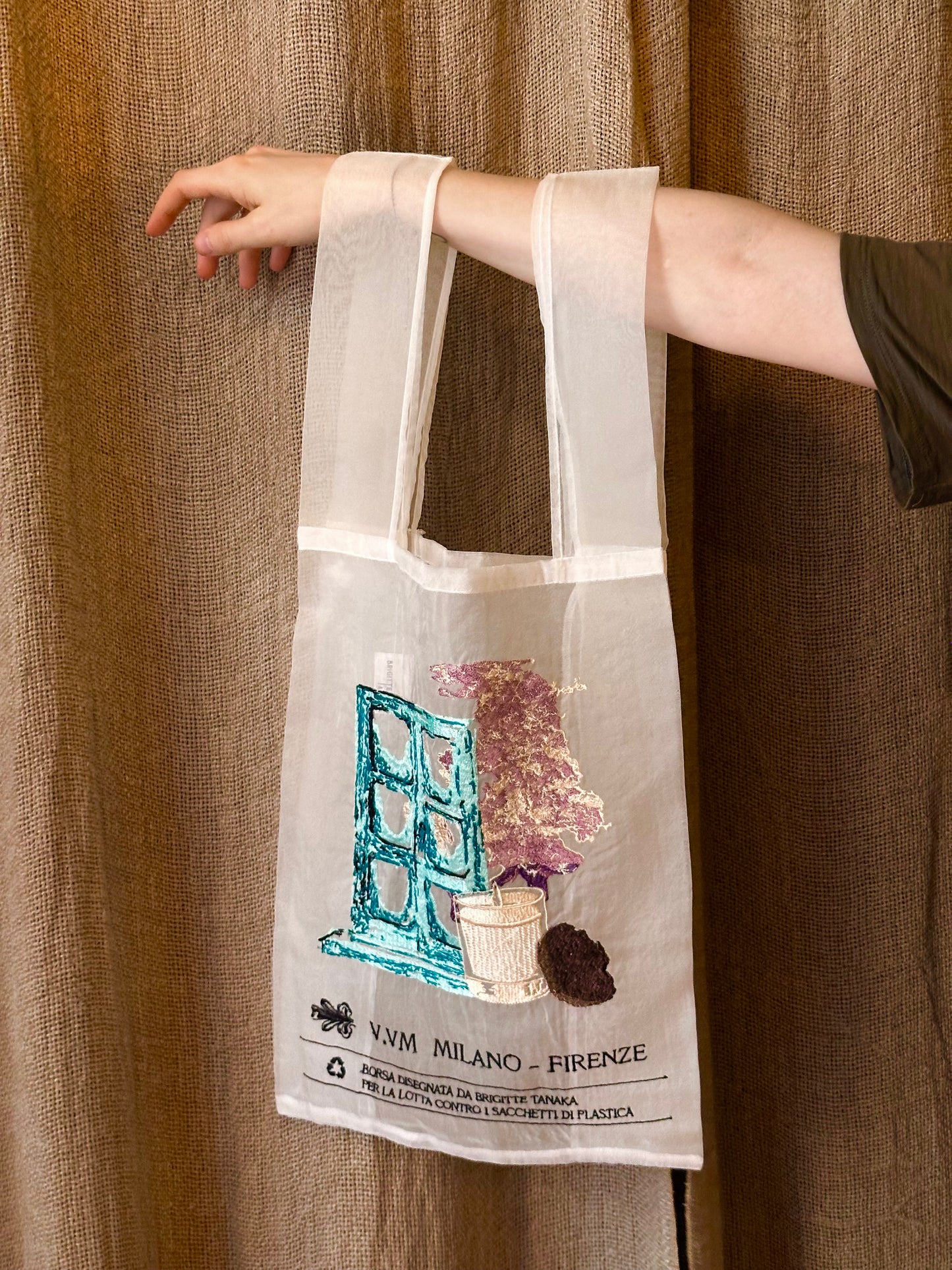 Brigitte Tanaka X V.VM Collaboration Bag - Wild Cherry Tree