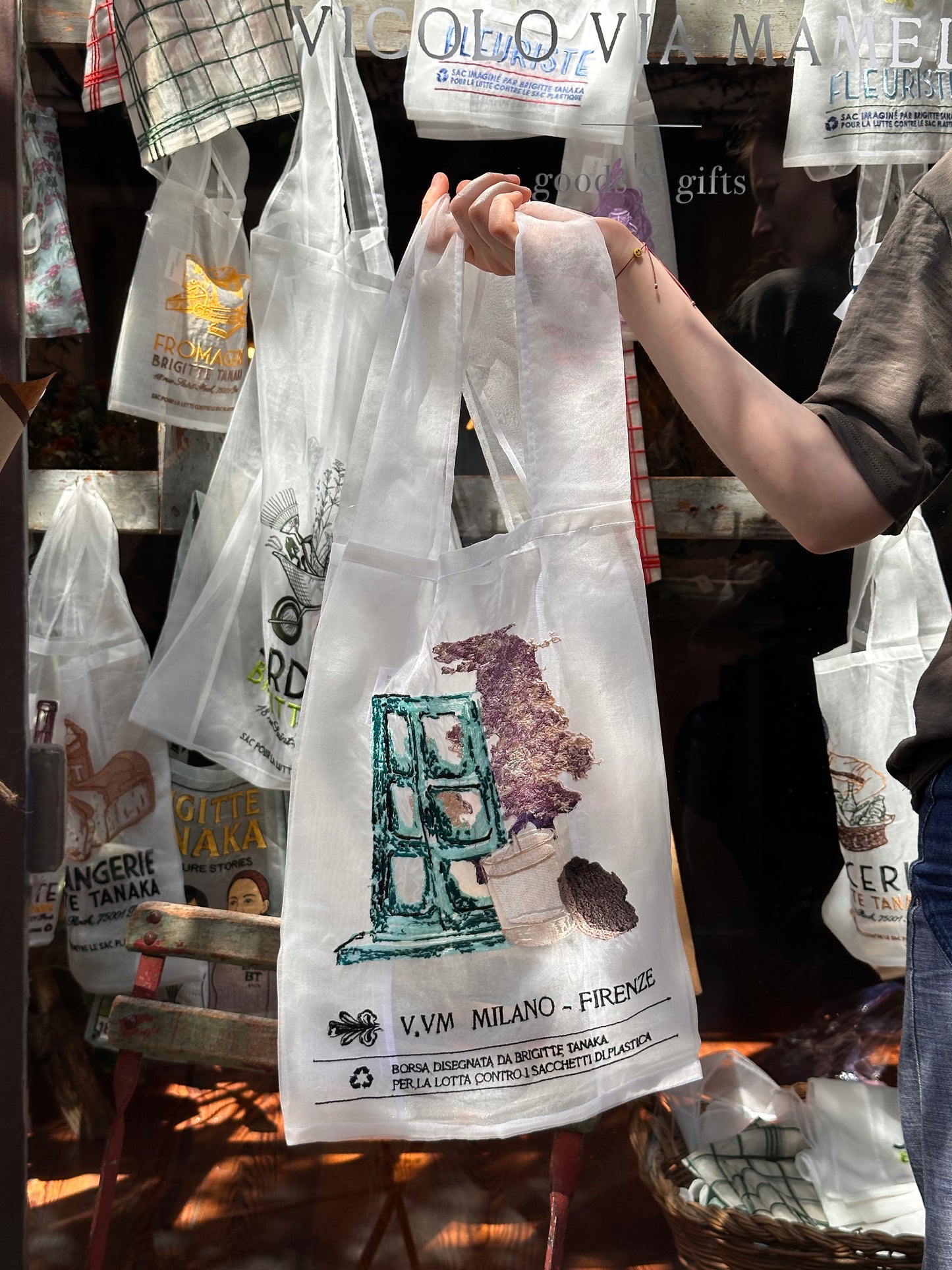 Brigitte Tanaka X V.VM Collaboration Bag - Wild Cherry Tree