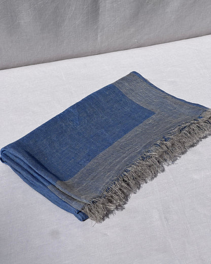 V.VM Linen Scarf - Light Blue