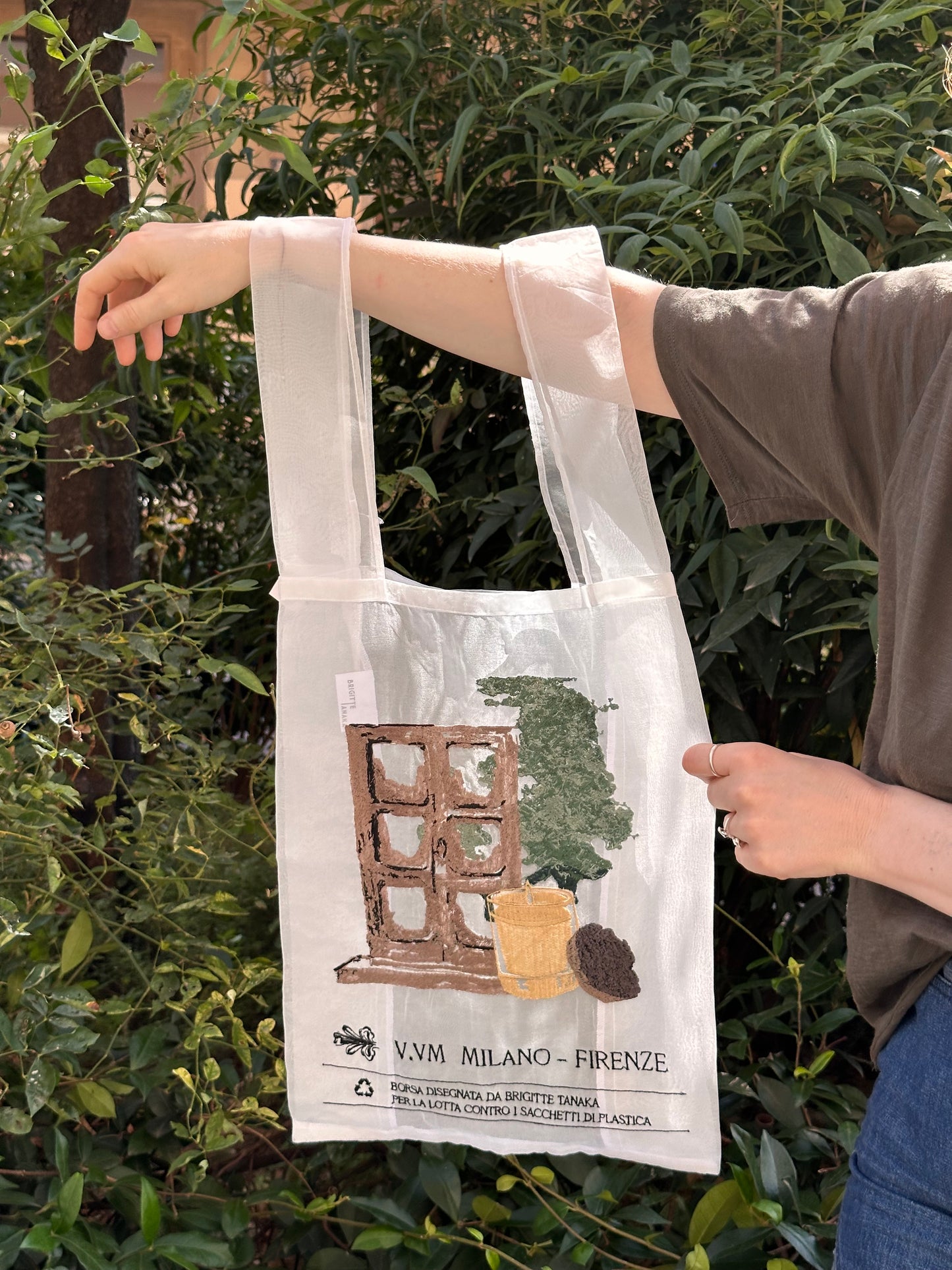 Brigitte Tanaka X V.VM Collaboration Bag - Oak Tree