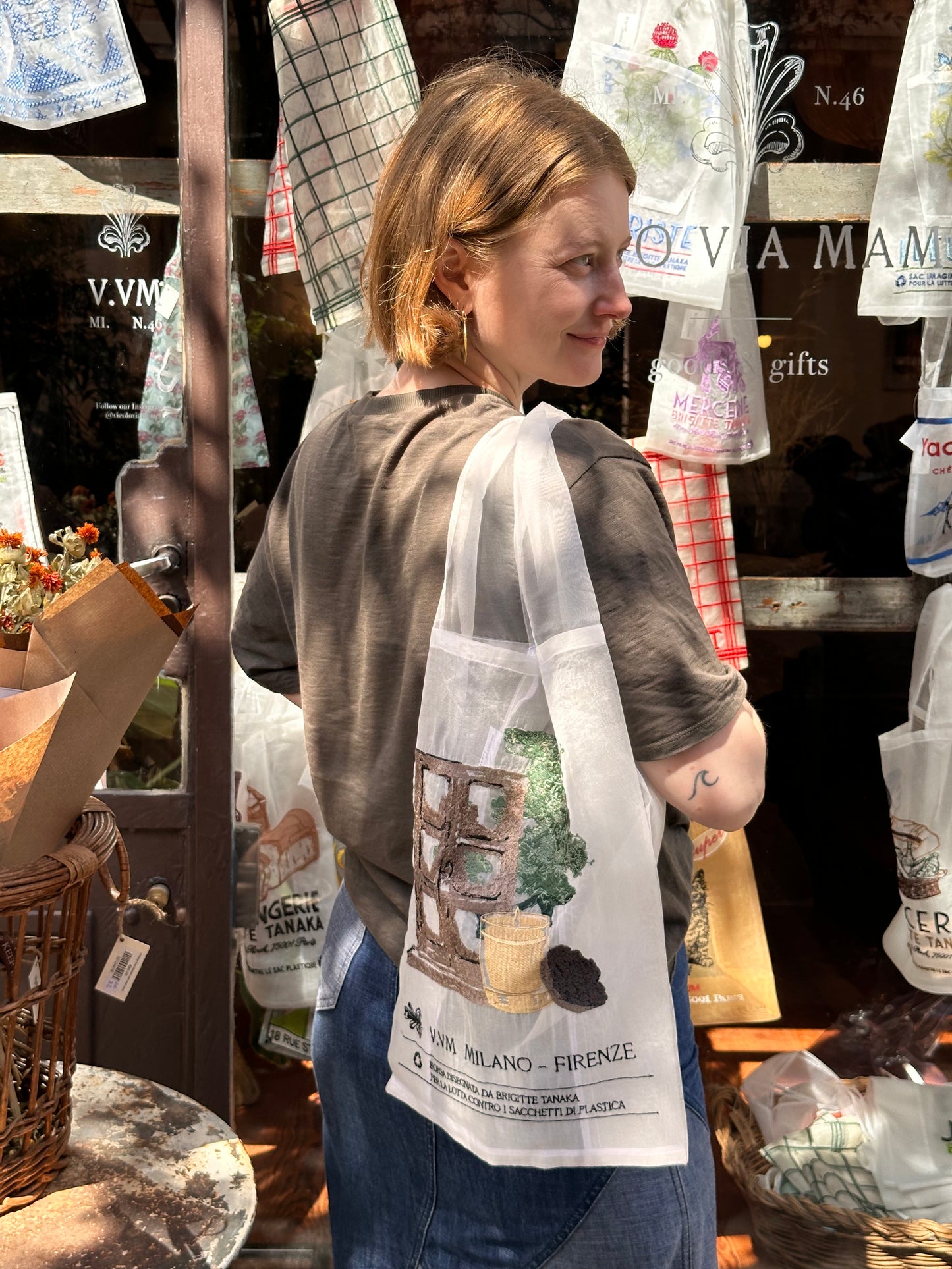 Brigitte Tanaka X V.VM Collaboration Bag - Oak Tree