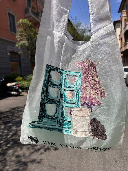 Brigitte Tanaka X V.VM Collaboration Bag - Wild Cherry Tree