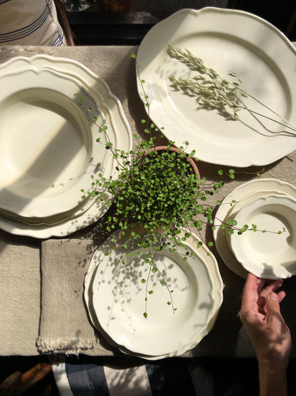 V.VM Cream Collection - Dinner Plate