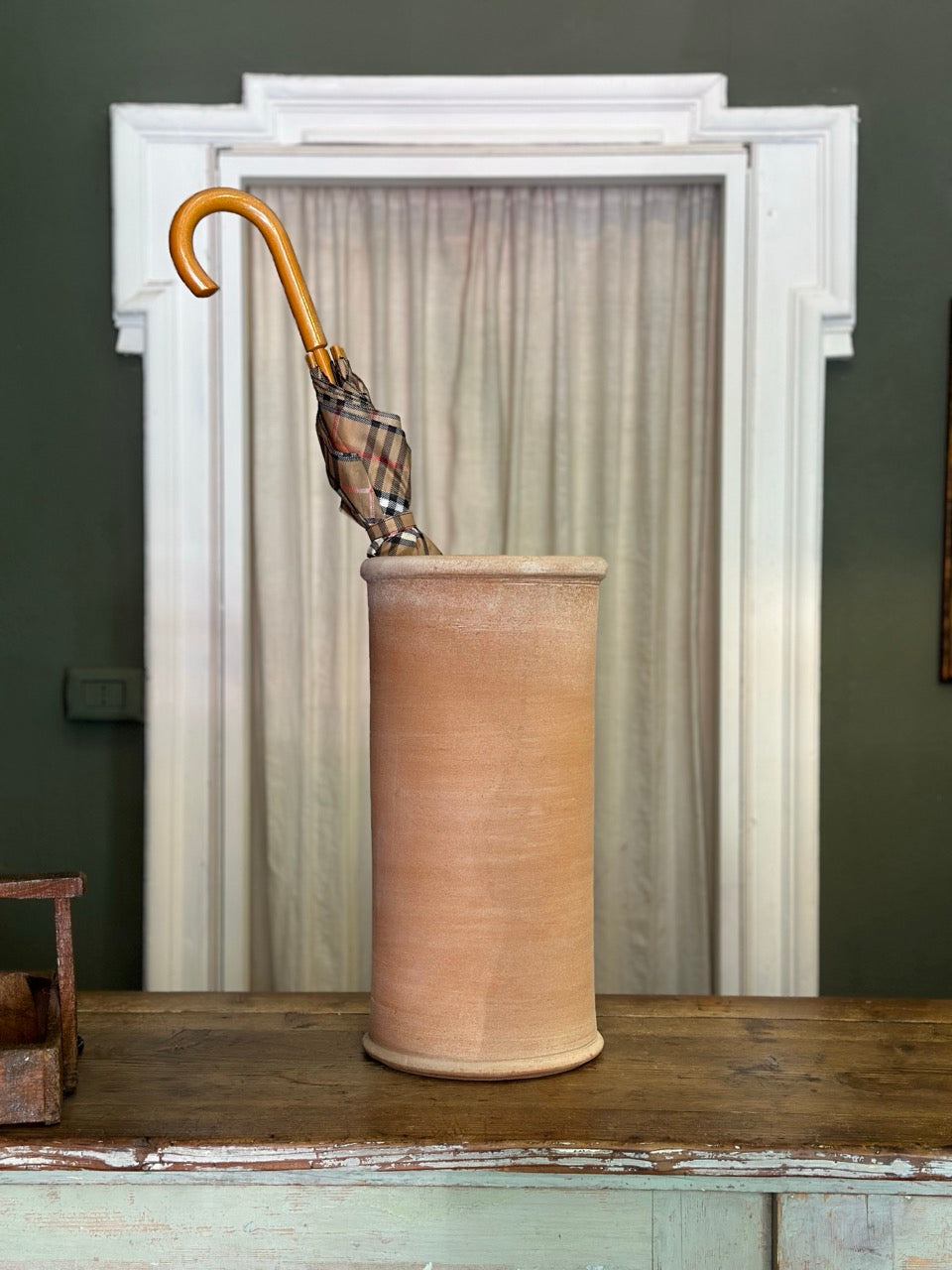 Ombrello in terracotta fatto a mano