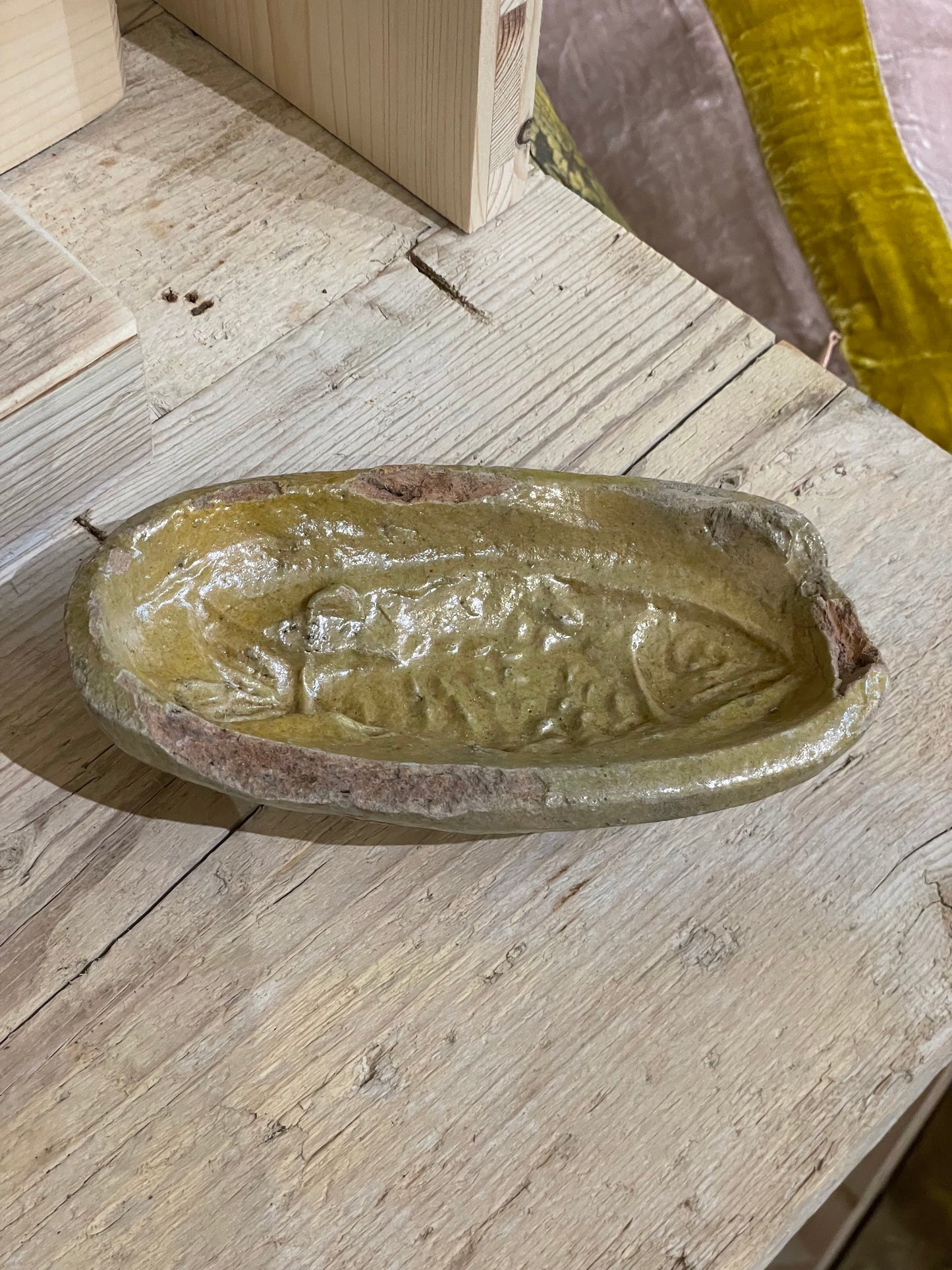 Antique Marmellata Mold - Fish