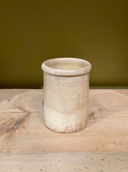 Antique Cream Pot - Small Open