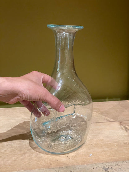Decanter per vino in vetro soffiato a mano - Trasparente