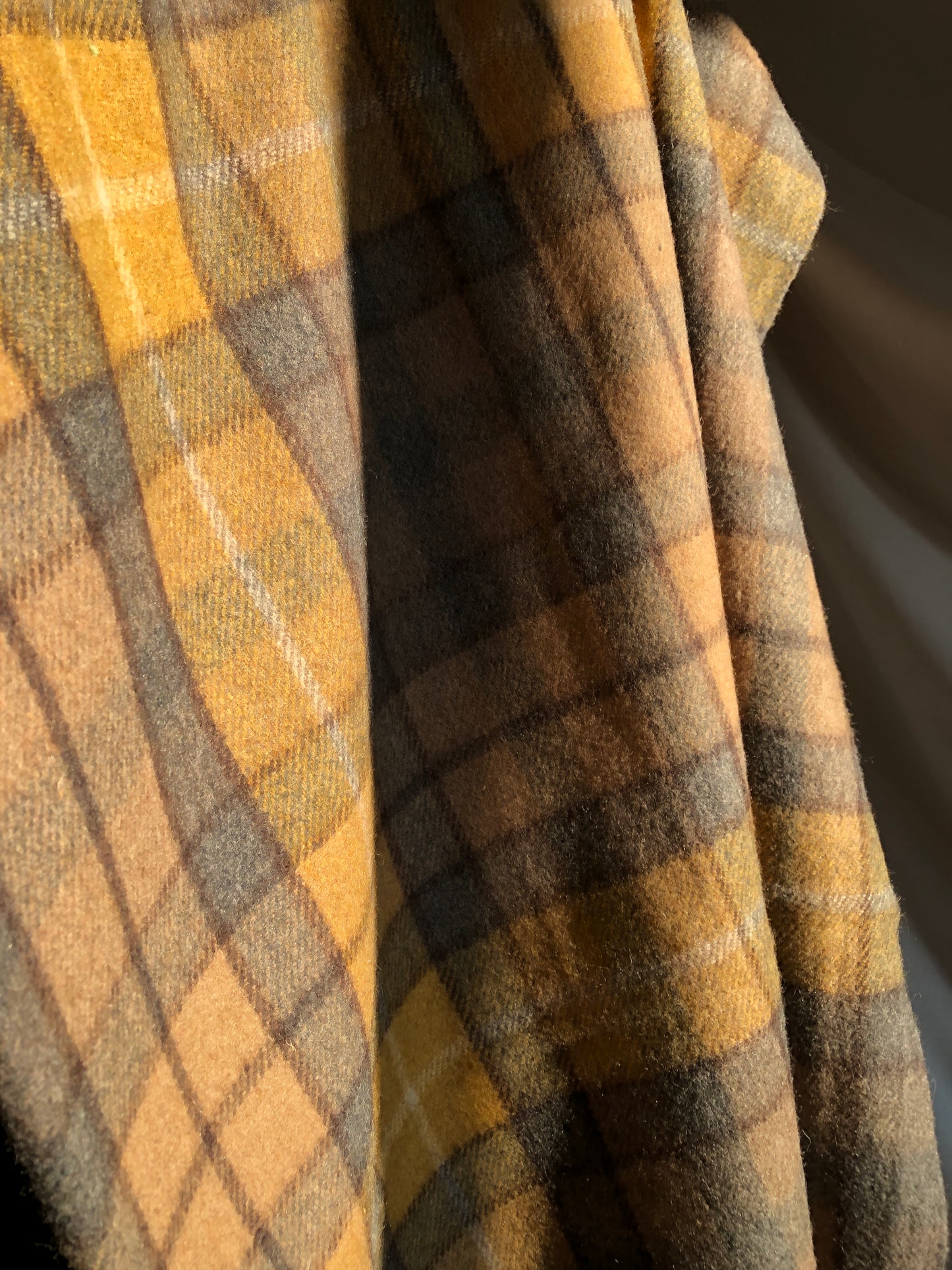 Recycled Wool Blanket - Buchanan Natural Tartan