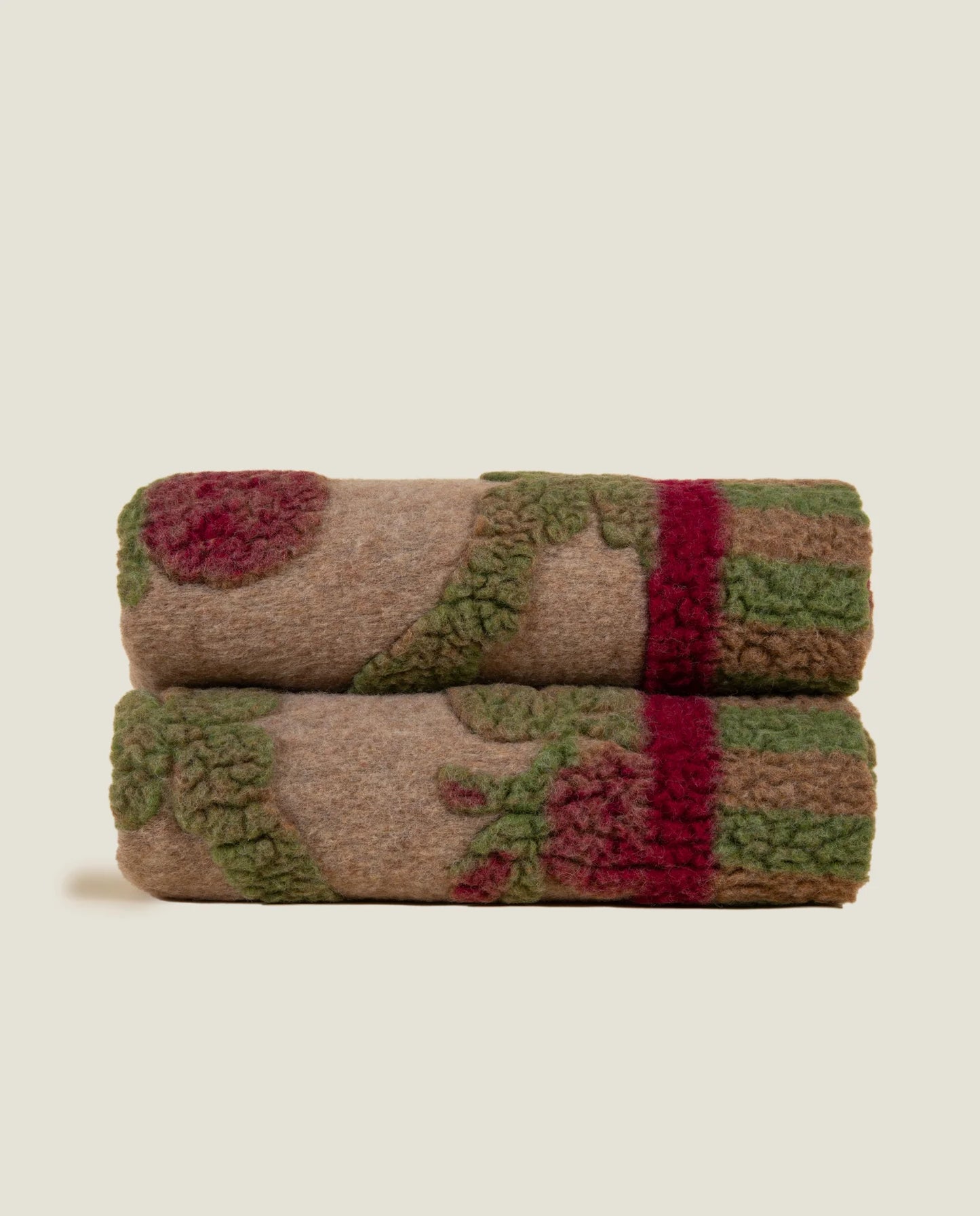 Wool Blanket - Old Style Bordeaux