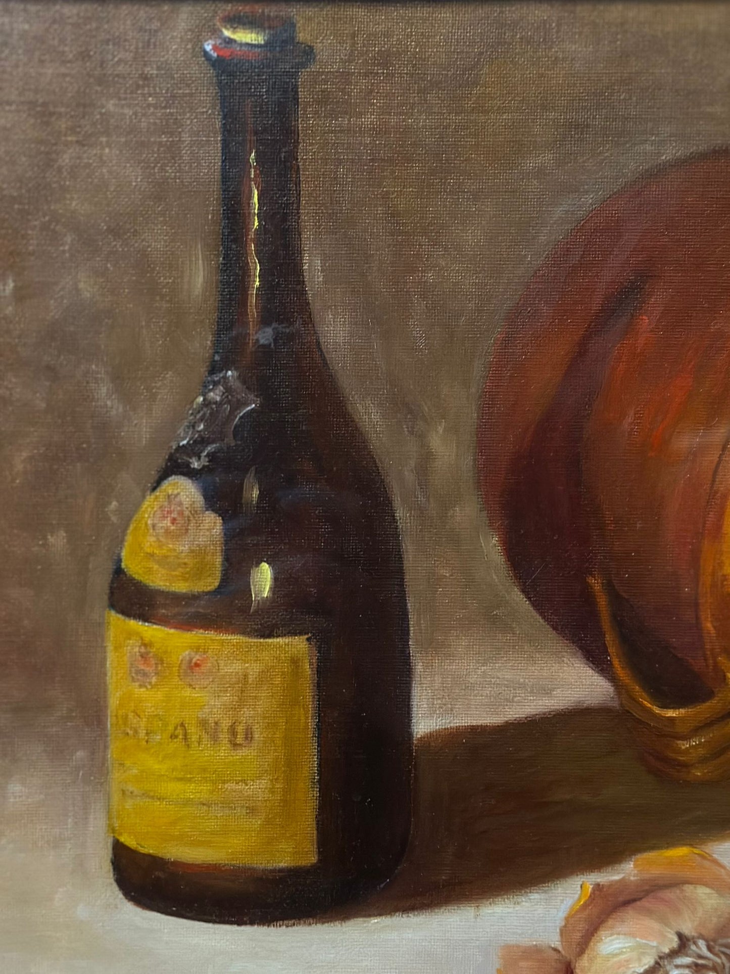 Wine n' Onions Painting