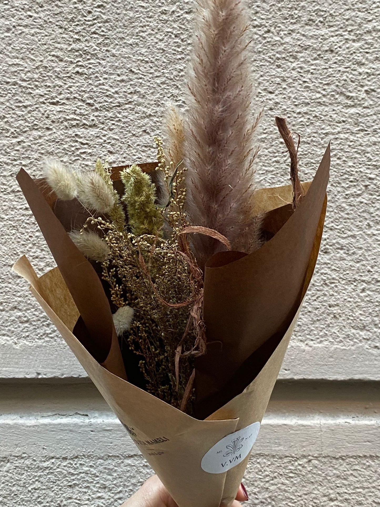 V.VM Bouquet di fiori secchi - Pampa morbida