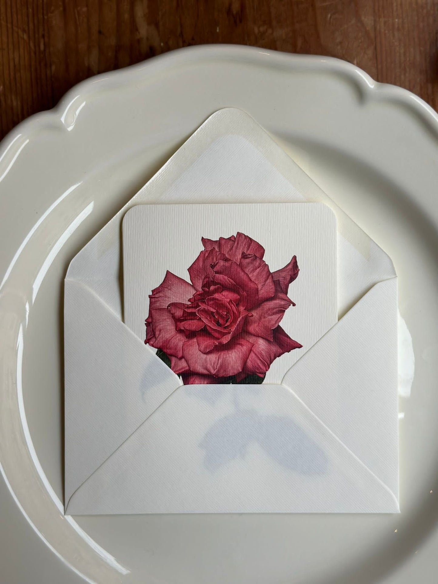 Card & Envelope - Garden Rose
