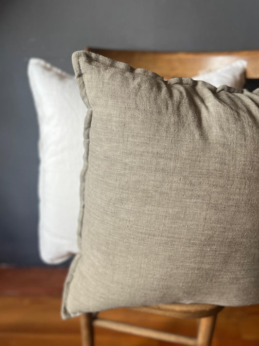Linen Pillow 50 x 50 - Light Sage