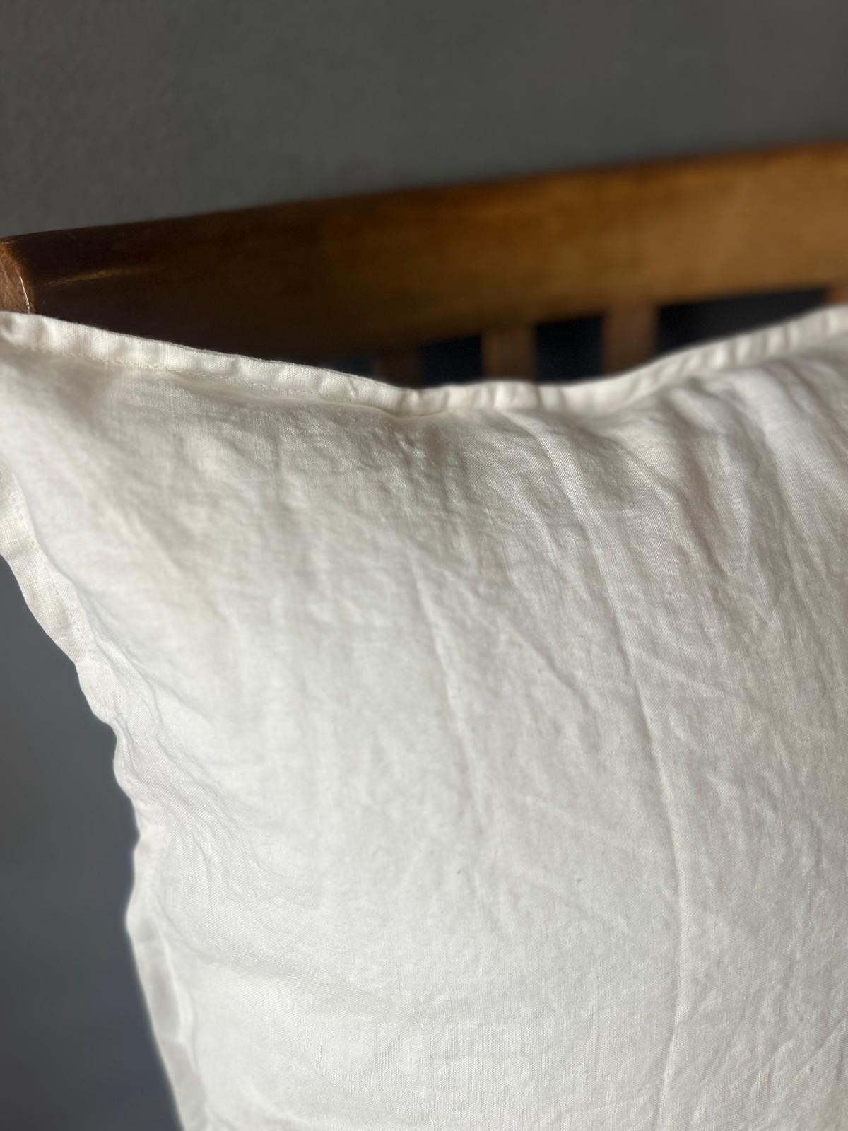 Linen Pillow 50 X 50 - White