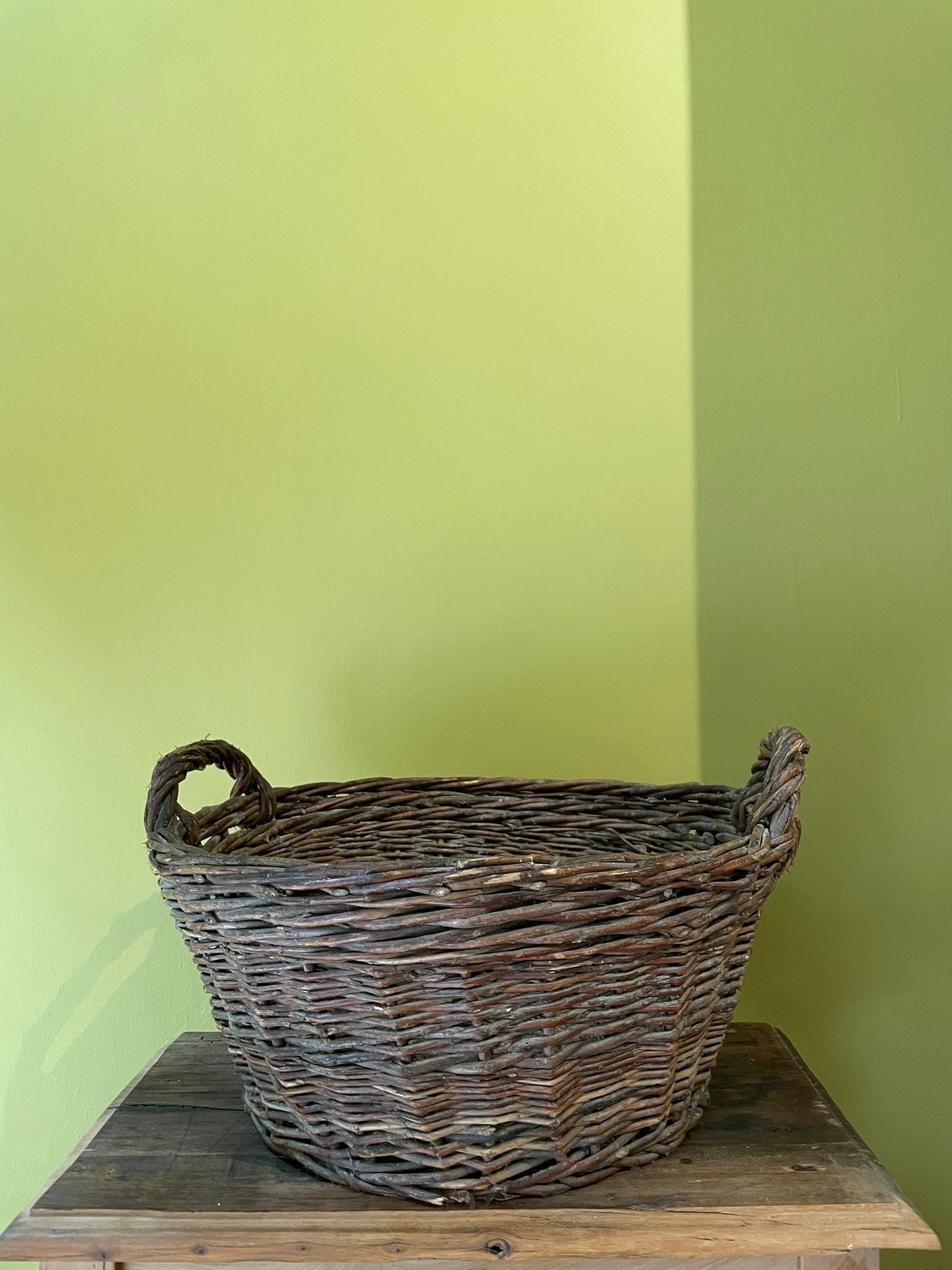 Antique Handwoven Basket