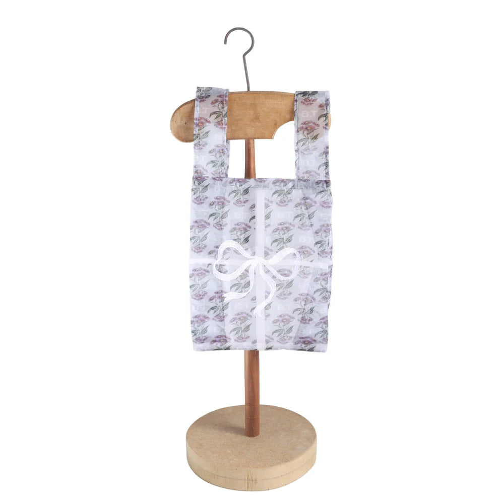 Brigitte Tanaka - Violet Floral Gift Wrap Bag