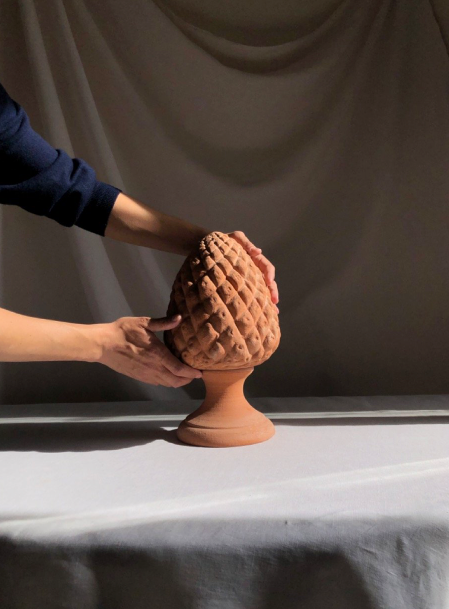 Handmade Terracotta Pine Cone – Italian Artisan Craft