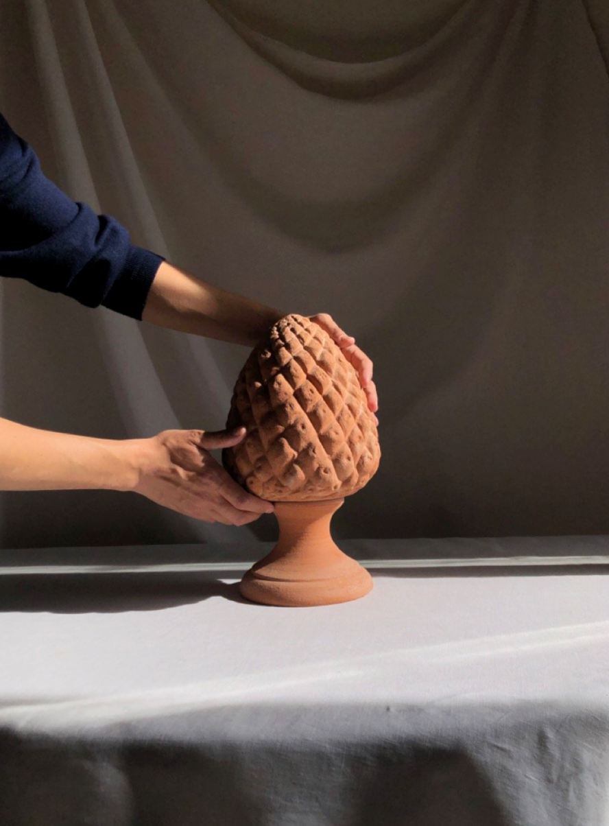 Handmade Terracotta Pine Cone