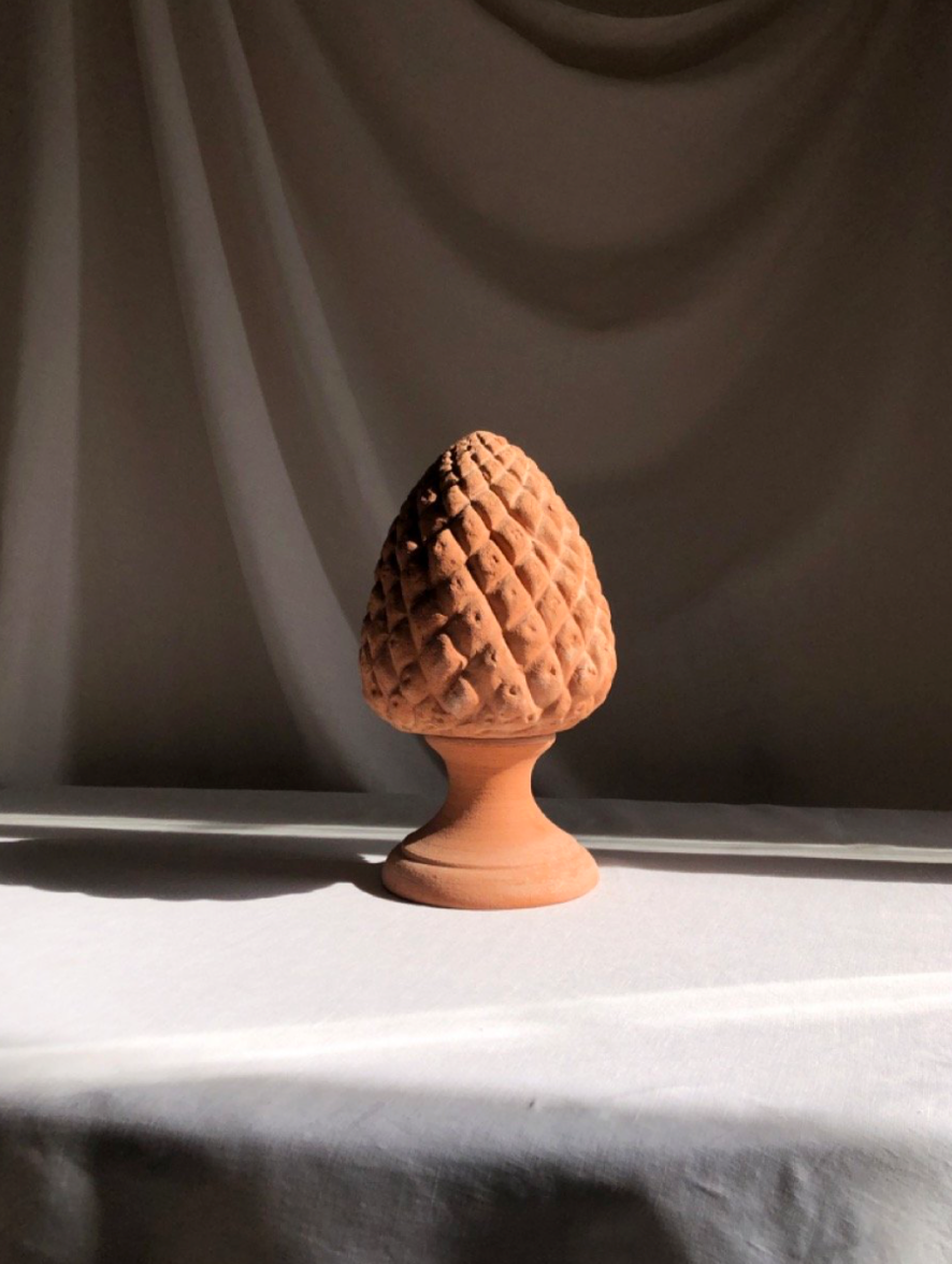 Handmade Terracotta Pine Cone – Italian Artisan Craft