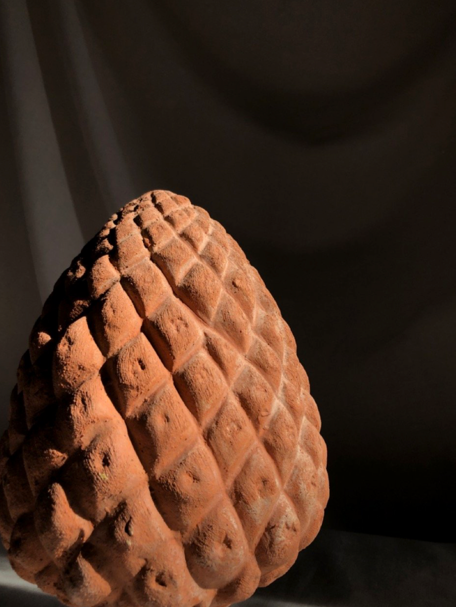 Handmade Terracotta Pine Cone – Italian Artisan Craft