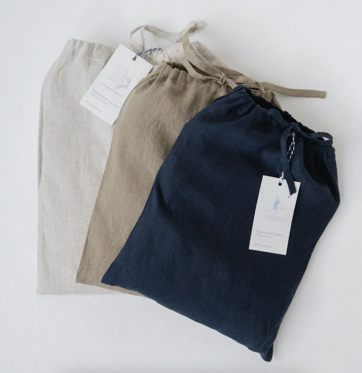 Men's Linen Loungewear Set - Khaki