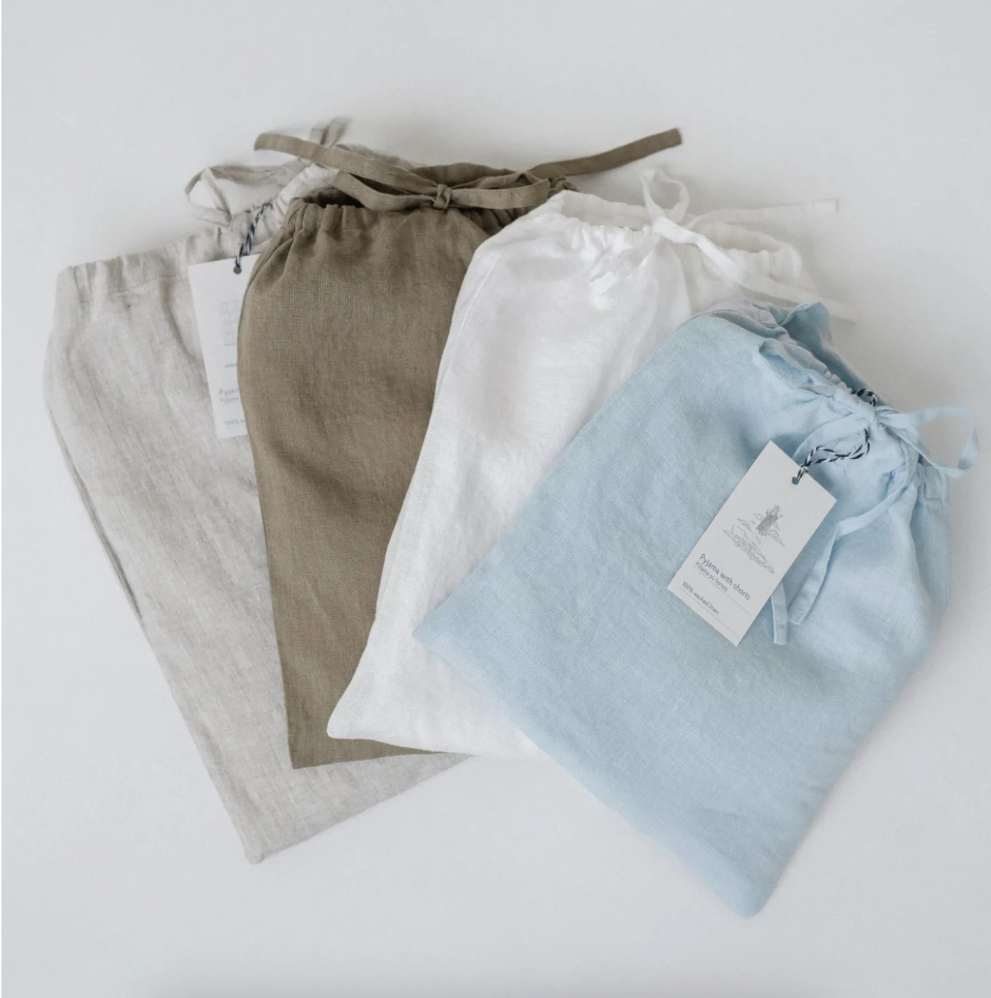 Women's Linen Loungewear Set - Khaki