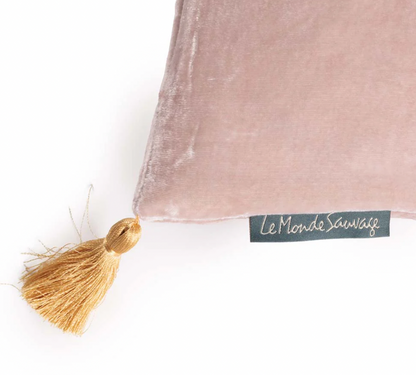 Velvet Tassels Cushion - Goa
