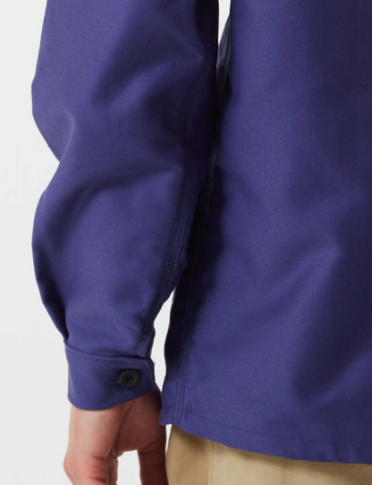 Cotton Work Jacket - Blue Shine