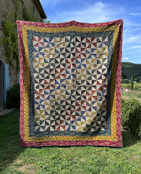 V.VM Quilt Colored Wheels 10 - Double