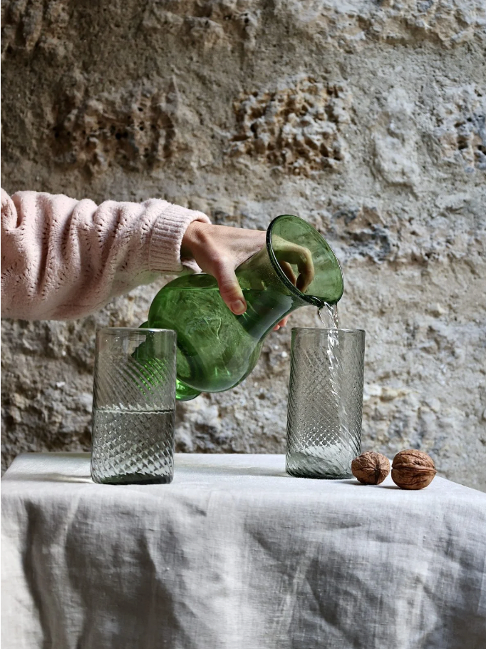 Pichet Vase and Pitcher - Olive Green