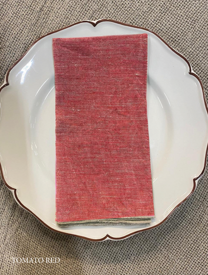 Tovaglioli di lino V.VM Everyday Simple Stitch - Set da 2